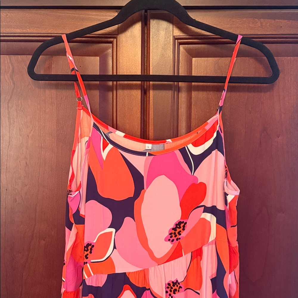 Long spaghetti strap dress. - Picture 3 of 4